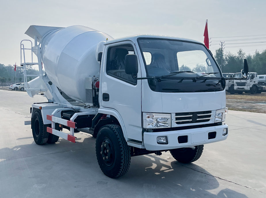 4m³ concrete mixer truck