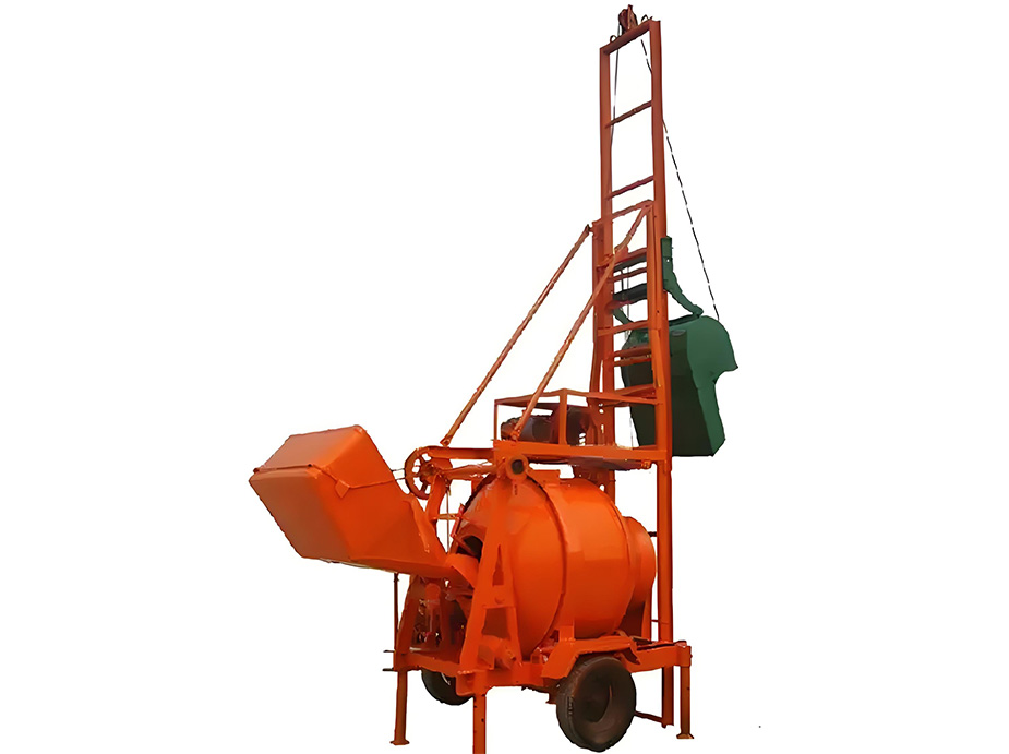 Ladder concrete mixer