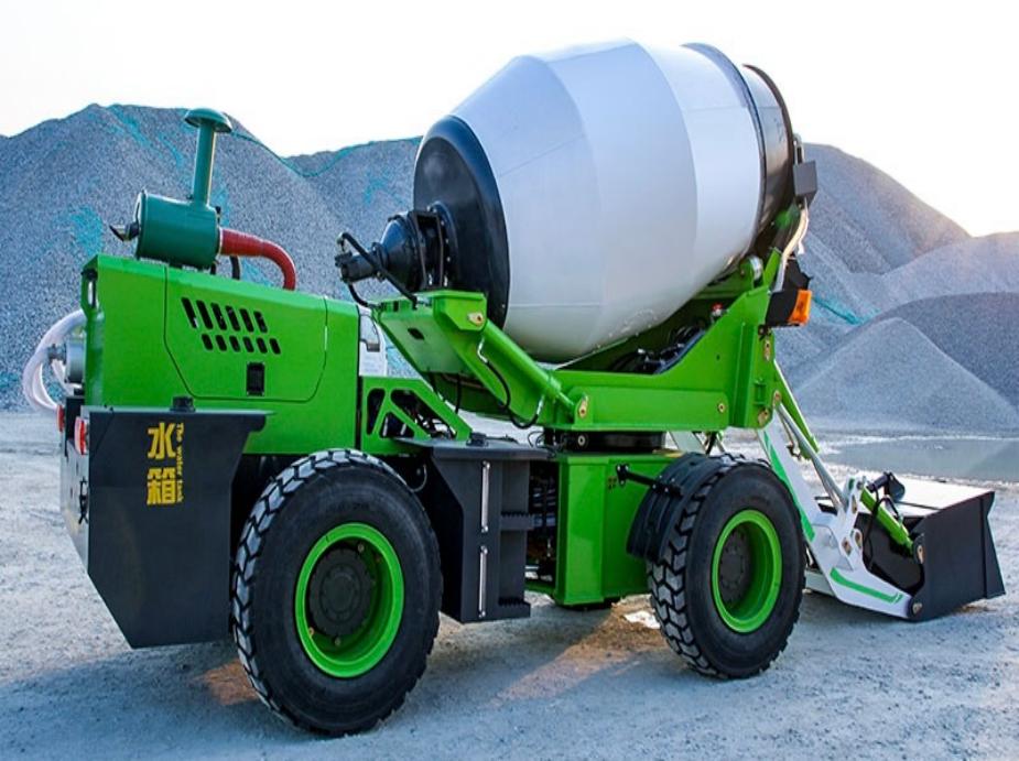 3.5m³ Self-loading concrete mixer truck